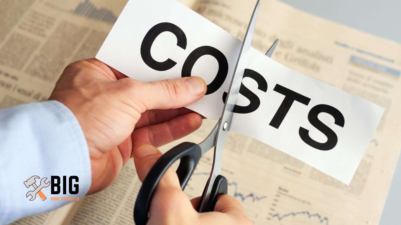 Man cutting the cost of his insurance premiums - bighomeprojects.com