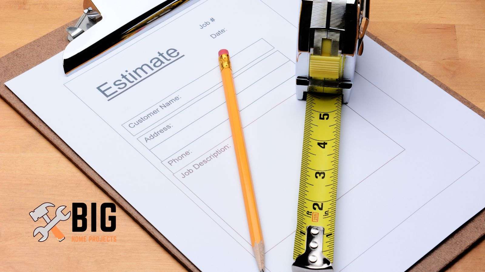 Plumbing estimate - bighomeprojects.com