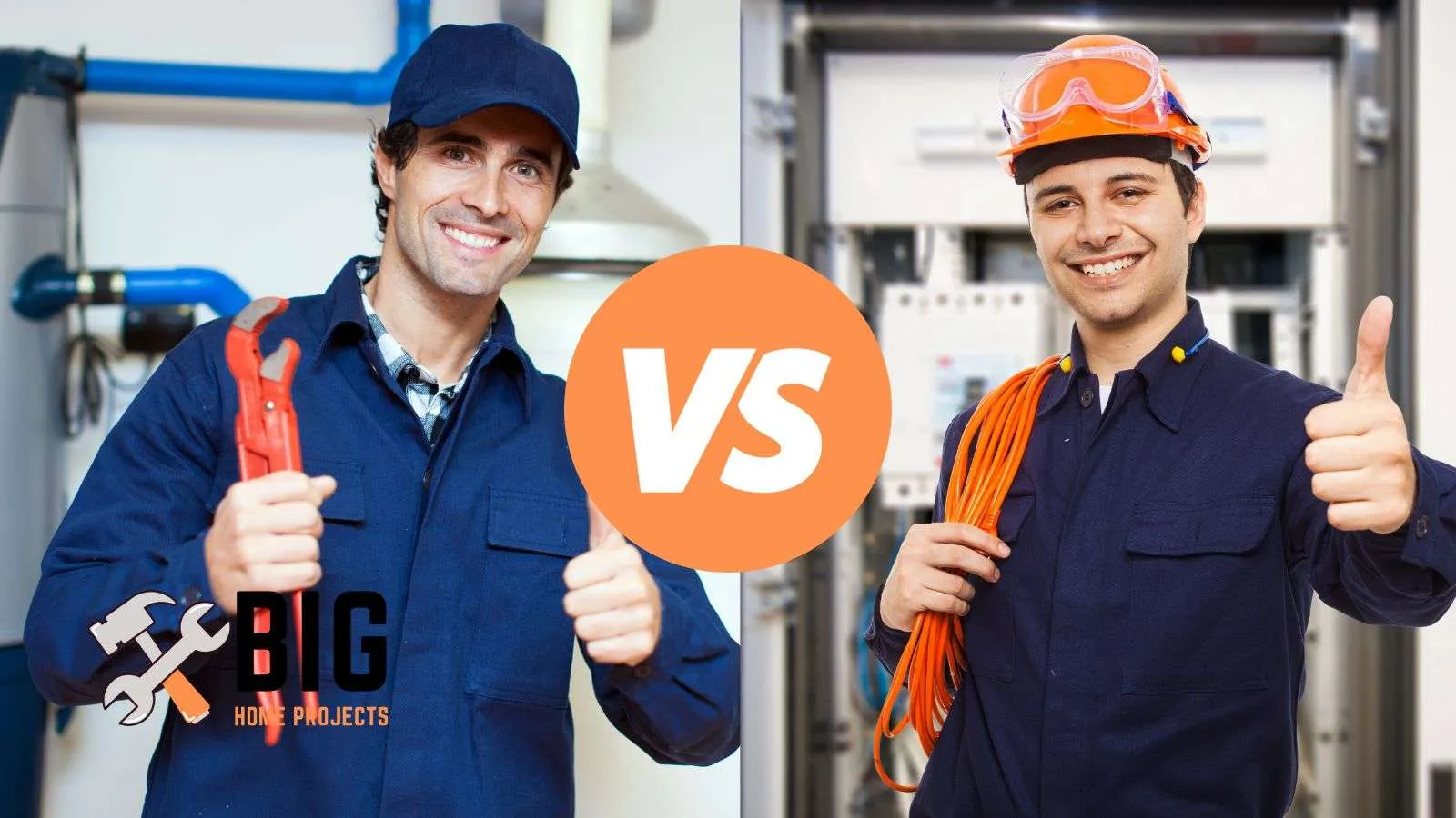 Plumbers versus electricians - bighomeprojects.com