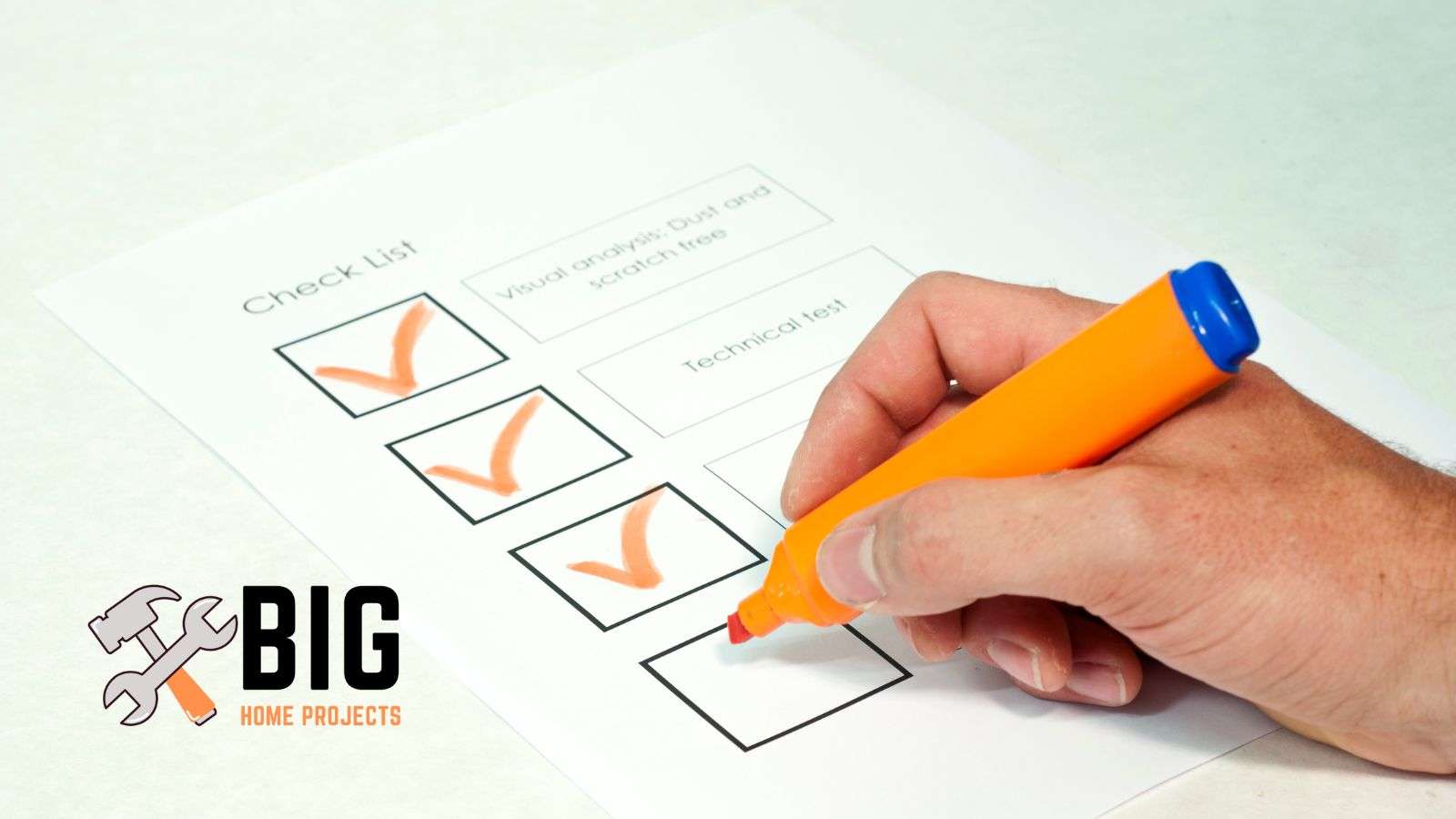 Plumbing checklist - bighomeprojects.com