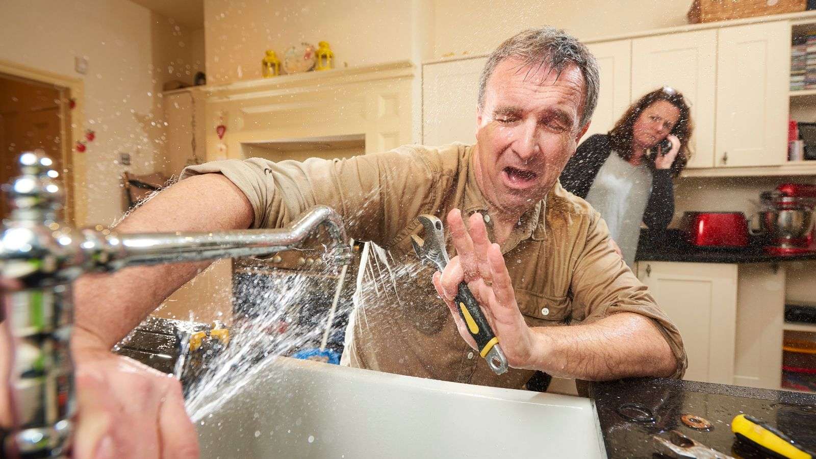 Man having plumbing issues - bighomeprojects.com