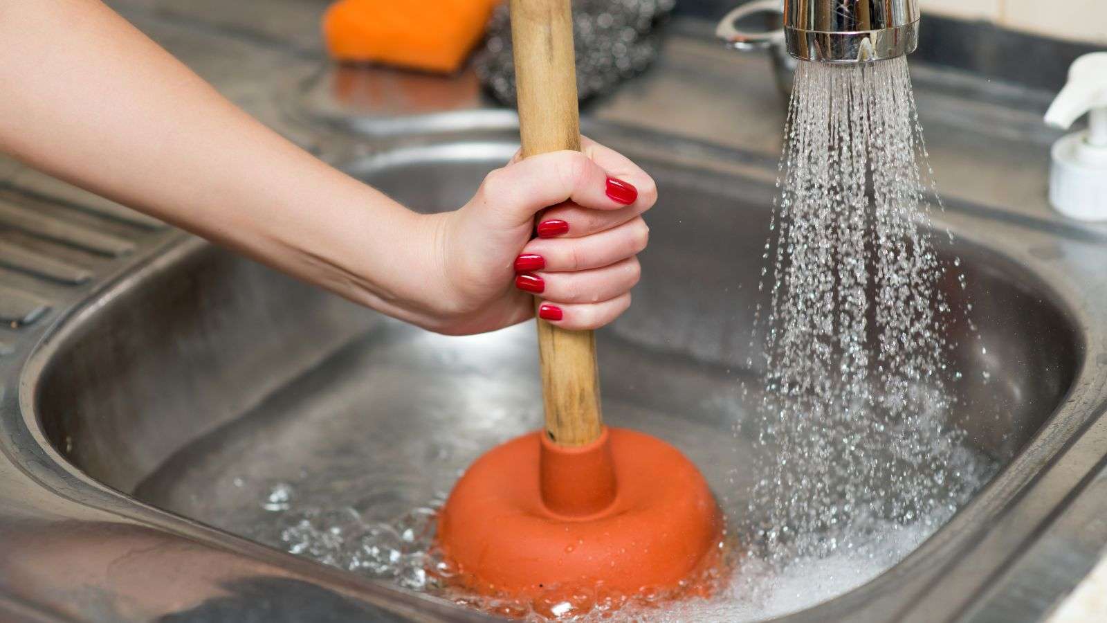 Trying to unclog a sink - bighomeprojects.com