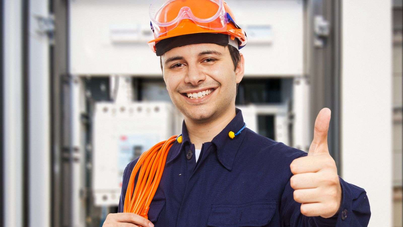 Electrician thumbs up - bighomeprojects.com