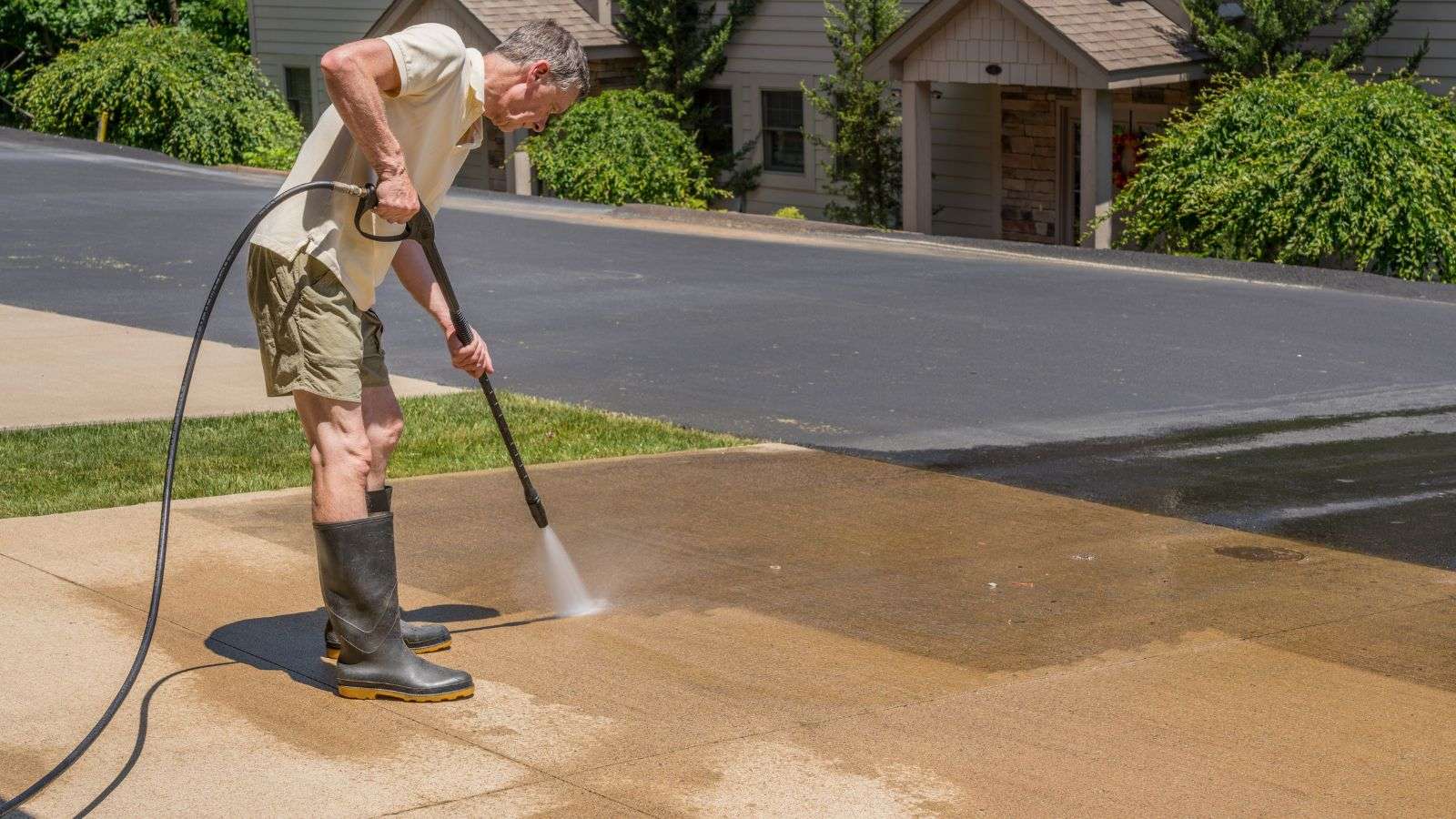 improving concrete driveway - bighomeprojects.com