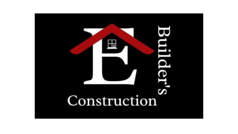 E Builders Construction company logo 768x432